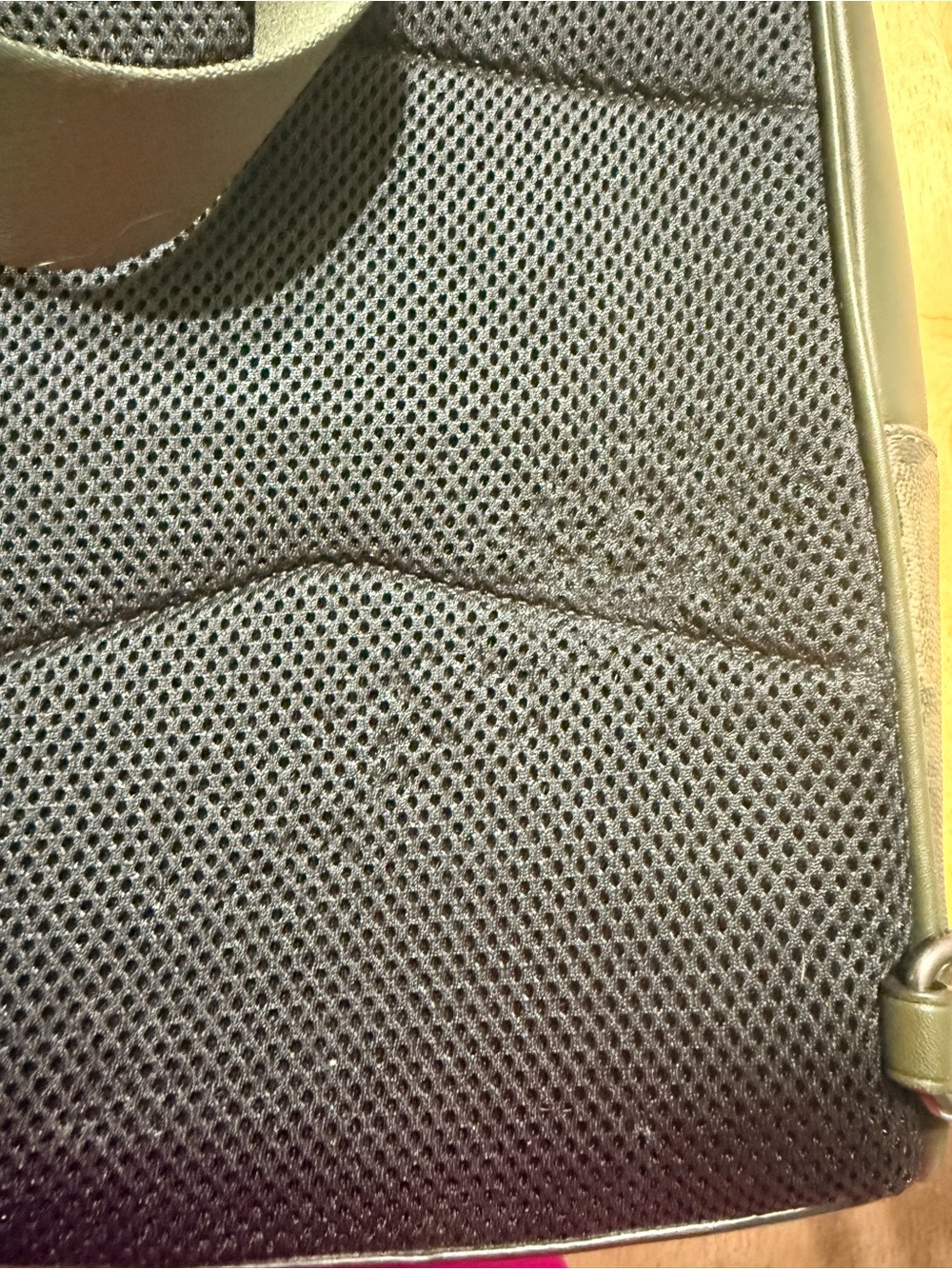 Coach Green Camouflage Leather Sling Backpack - Picture 5 of 9